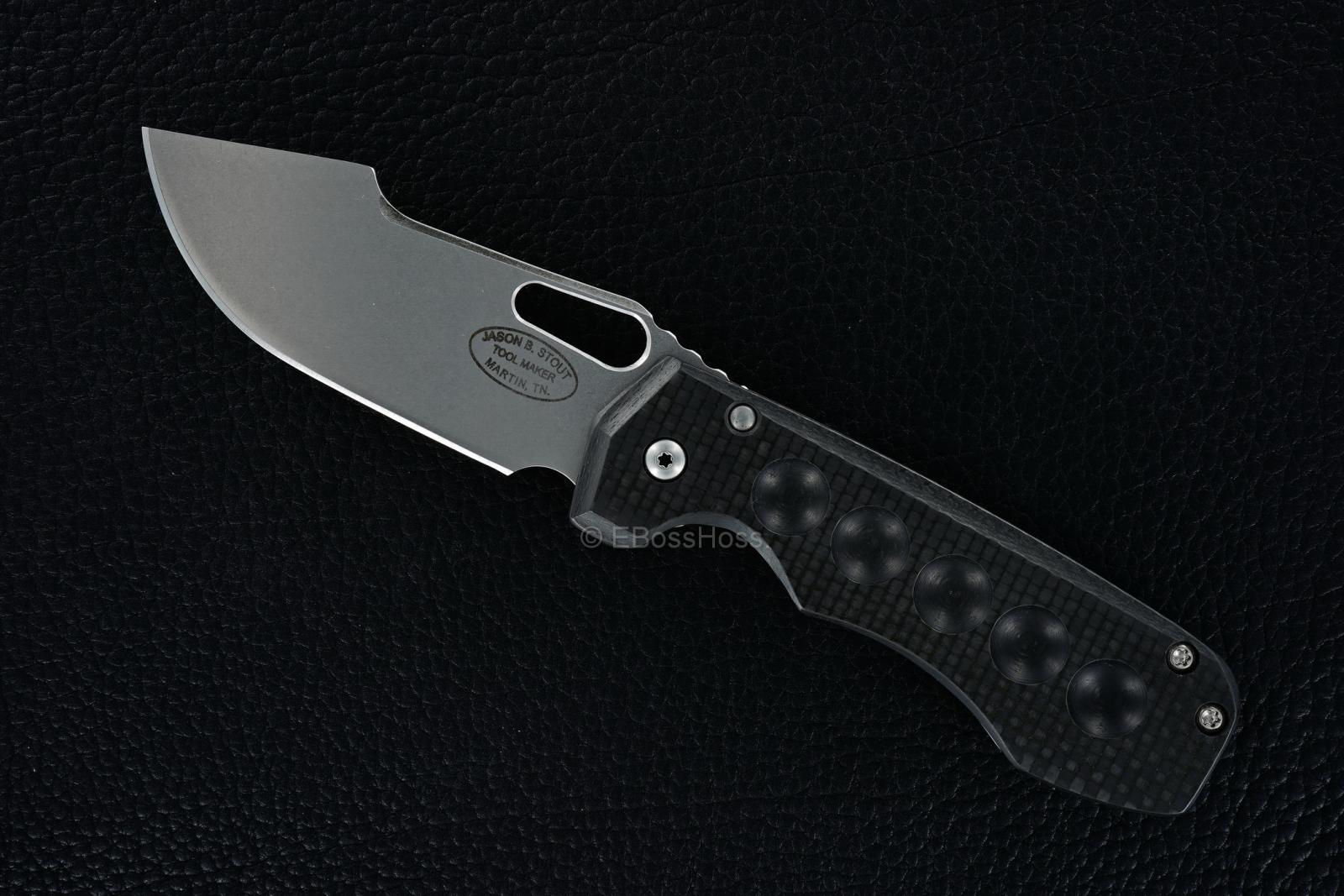 JB Stout Custom Blood and Thunder Framelock Folder